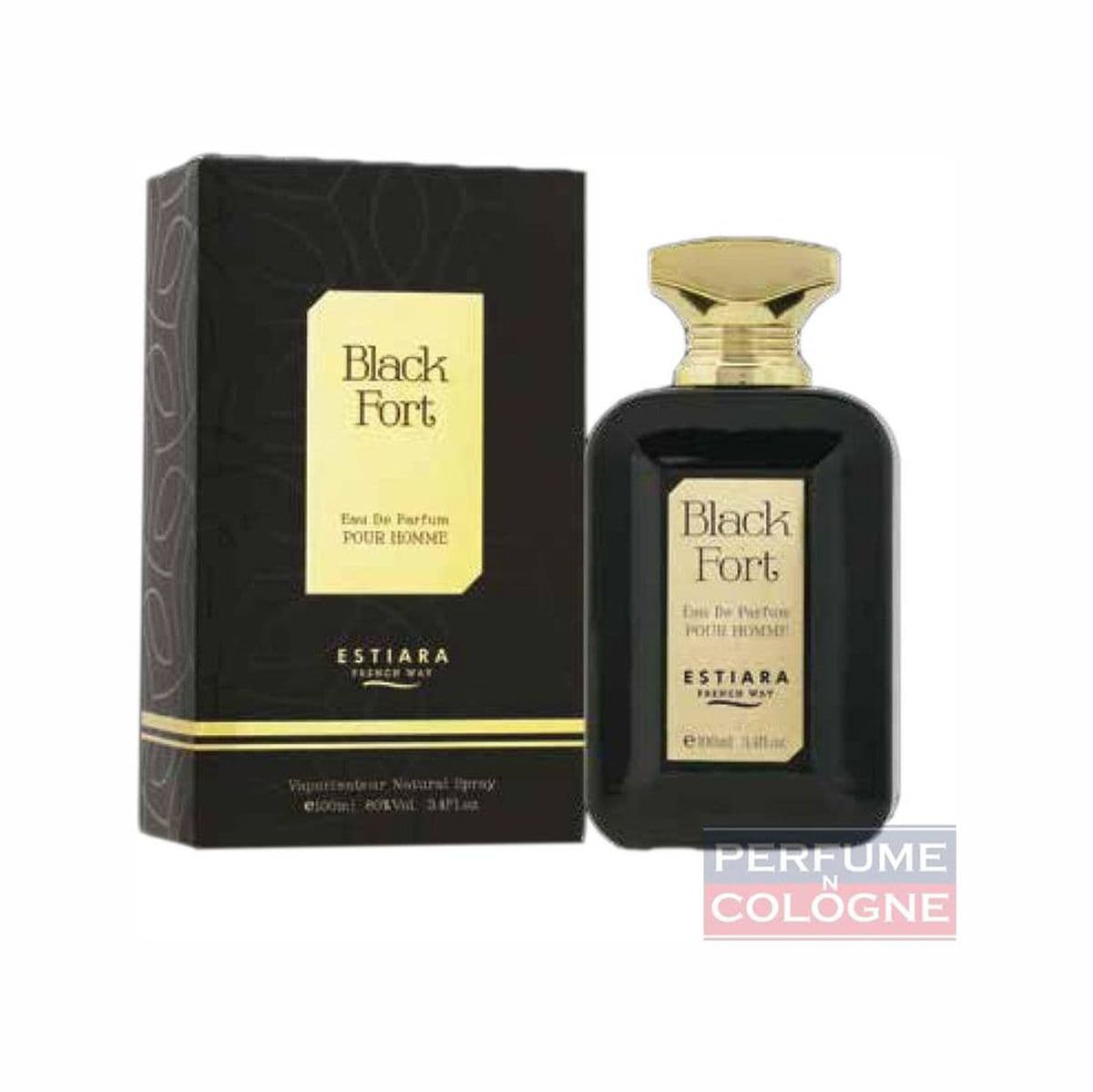 Estiara Black Fort 3.4Oz Eau De Toilette For Men