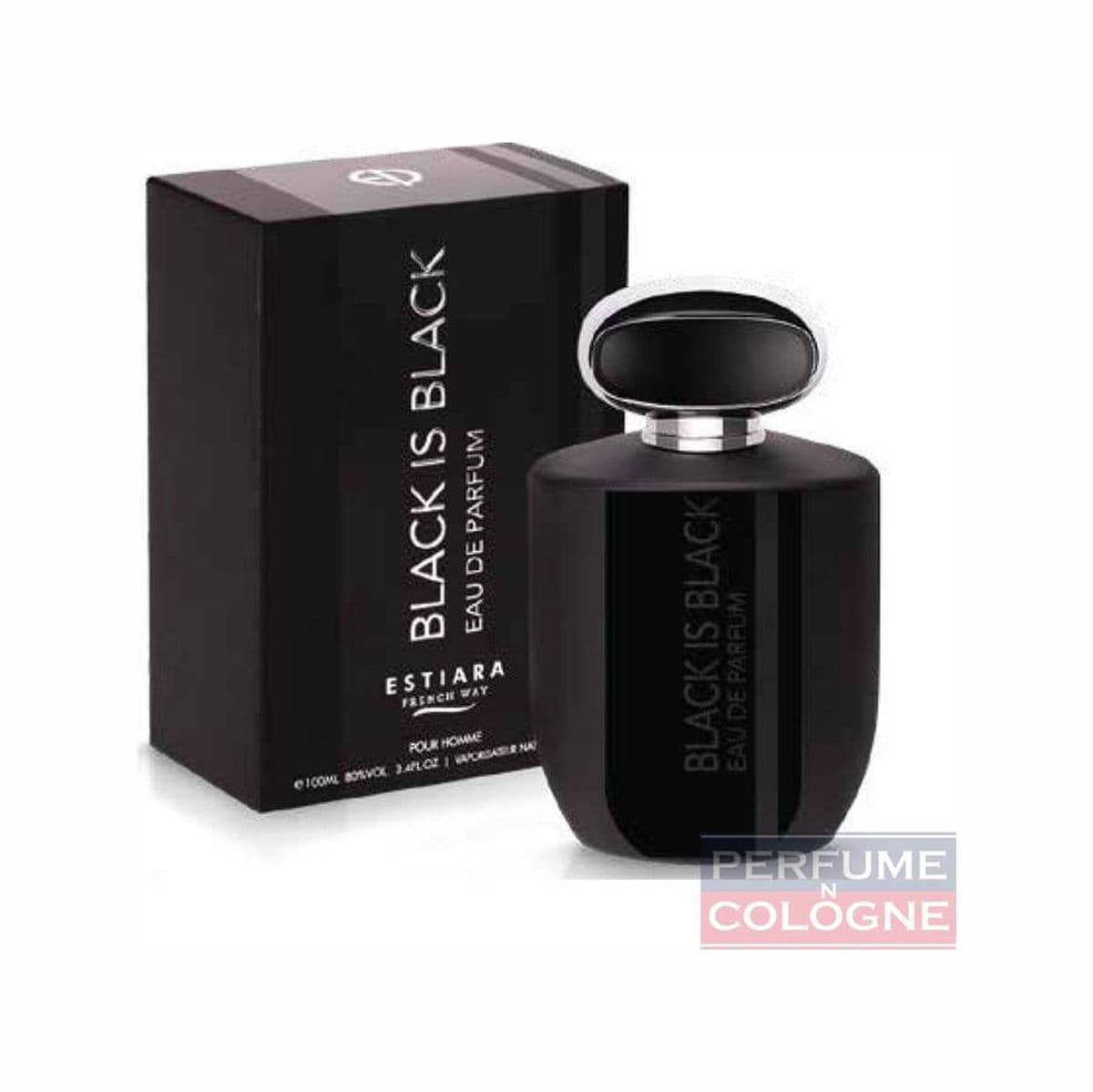 Estiara Black Is Black 3.4Oz Eau De Toilette For Men