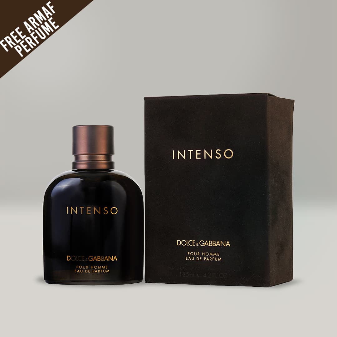 D&G INTENSO 4.2 Oz Eau De Parfum Bundle Deal For Men