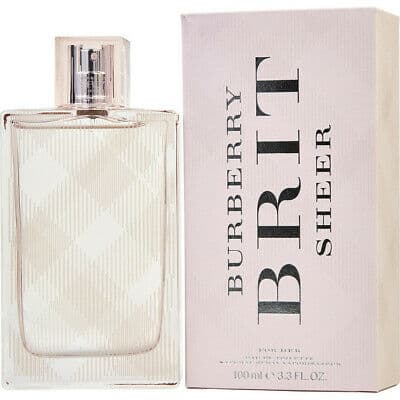 BURBERRY BRIT SHEER 3.4 Oz Eau De Toilette Bundle Deal For Women