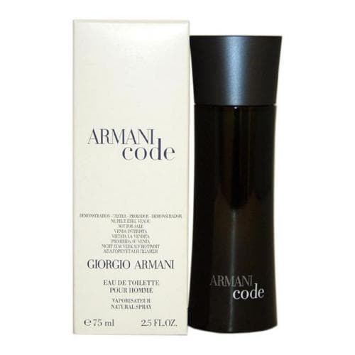 Armani Code 2.5Oz Eau De Toilette Tester For Men