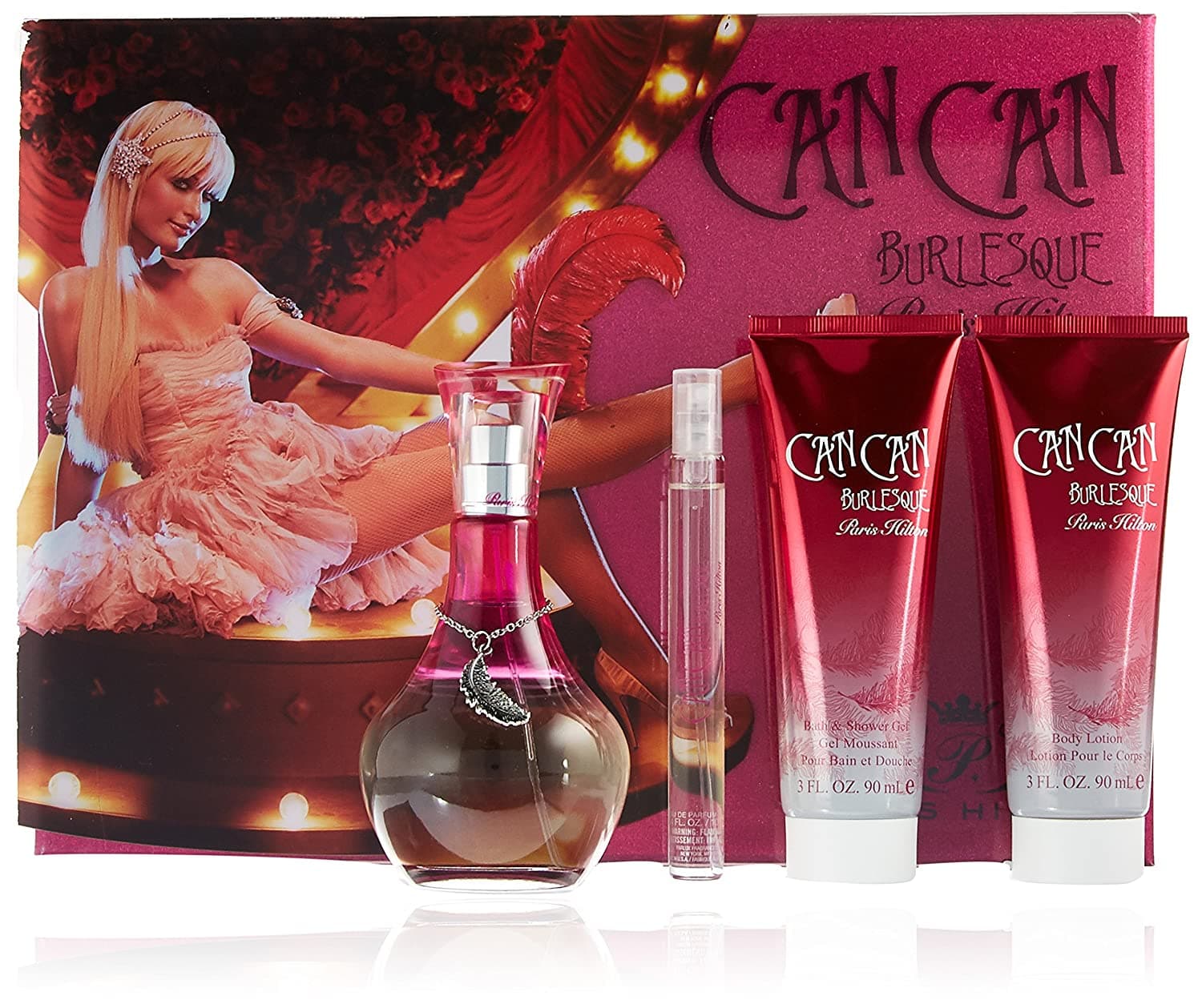 Paris Hilton Cancan Burlesque 4 Piece Giftset  For Women