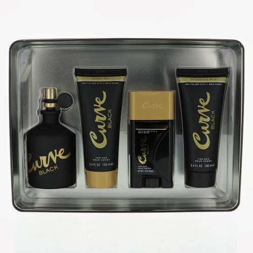 CURVE BLACK 4 Piece Gift Set For Men