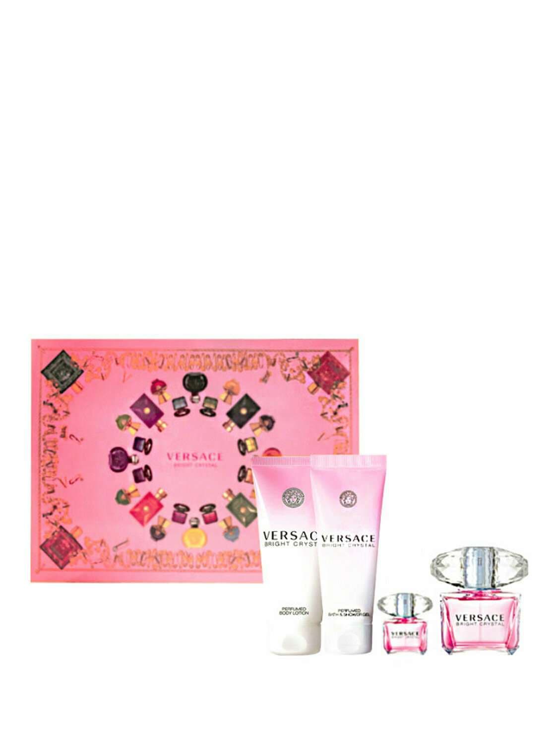 VERSACE BRIGHT CRYSTAL 4 Piece Gift Set For Women