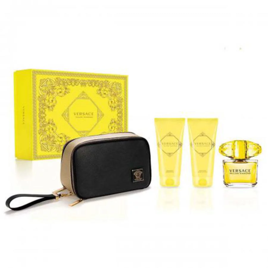 VERSACE YELLOWDIA 4 Piece Gift Set For Women