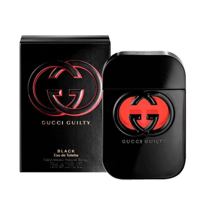 Buy GUCCI GUILTY BLACK 2.5 Oz Eau De Toilette For Women and Get a Free ARMAF MOMENTO LACE 3.4 Oz Eau De Parfum For Women
