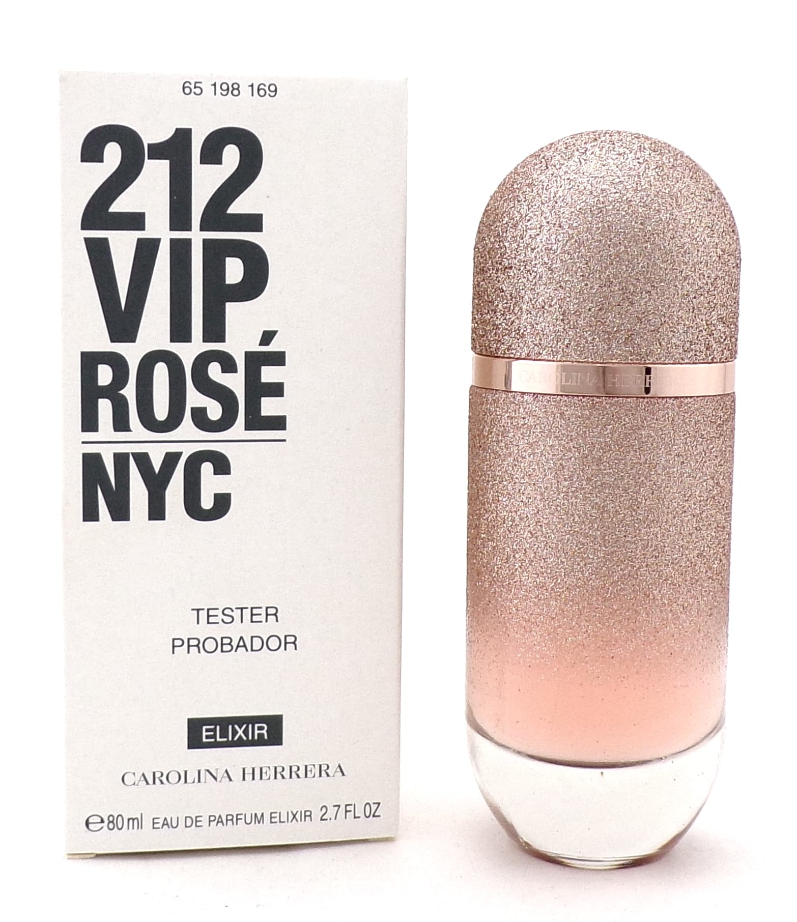CH 212 VIP ROSE ELIXIR 2.7 Oz Eau De Parfum Tester For Women
