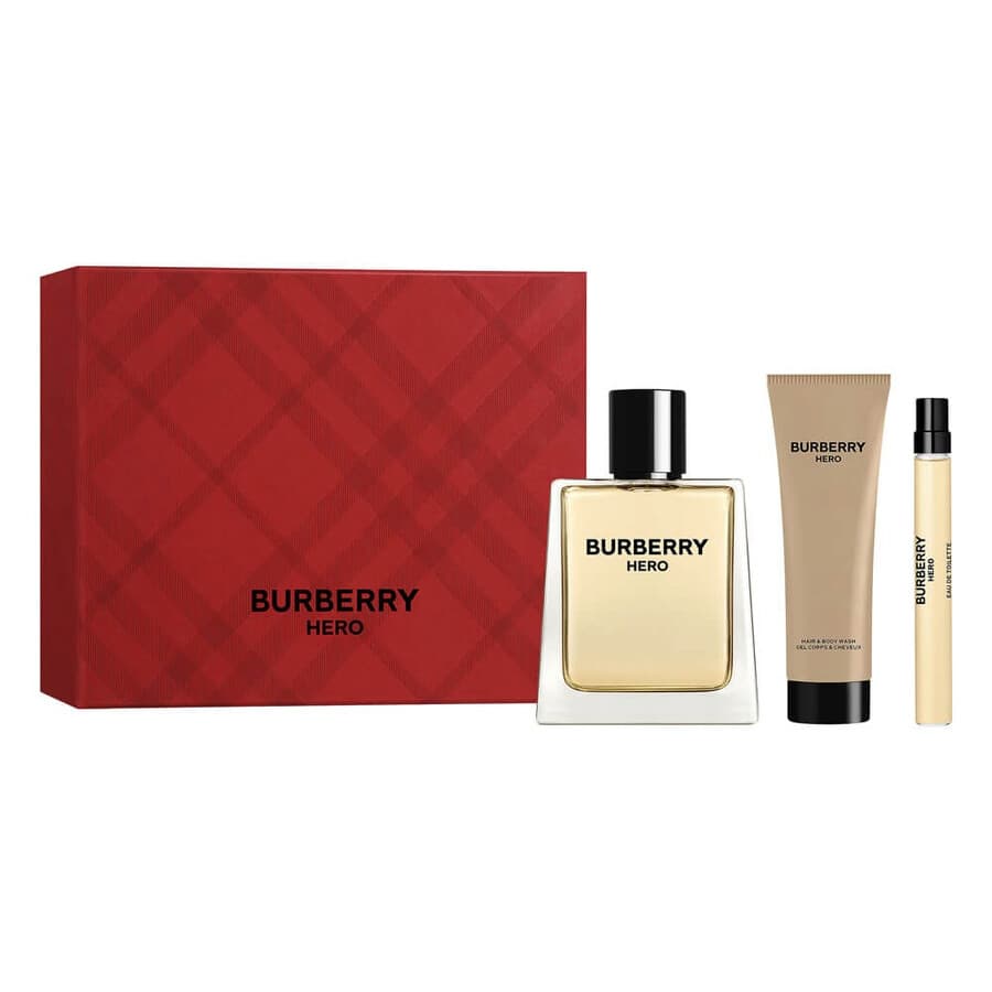 BURBERRY HERO 3 Piece Gift Set For Men
