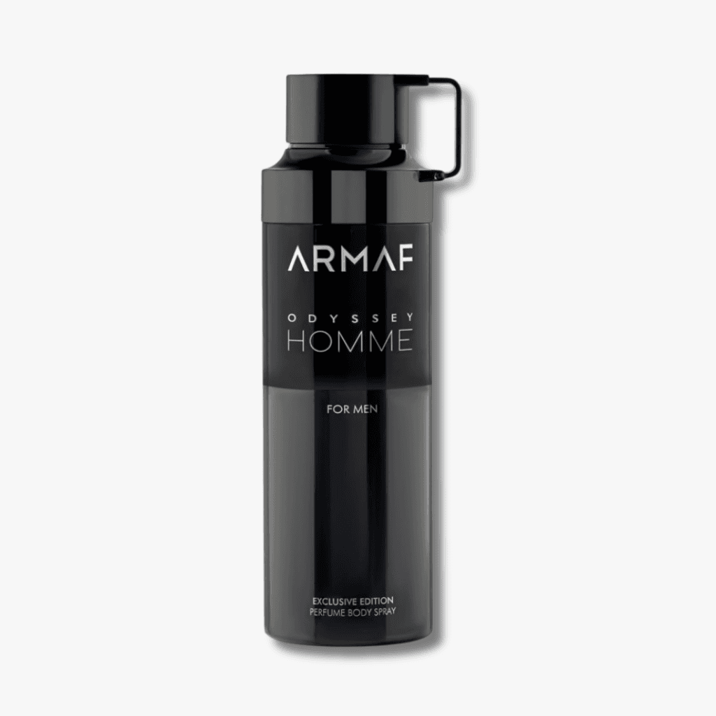 ARMAF ODYSSEY HOMME BLACK 6.8 Oz BODY SPRAY For Men