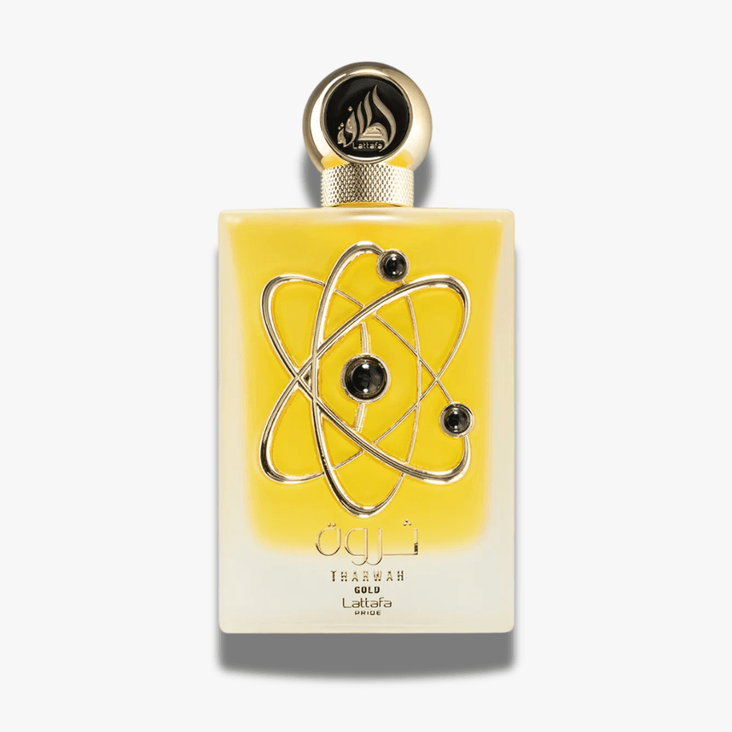 LATTAFA THARWAH GOLD 3.4 Oz Eau De Parfum For Men