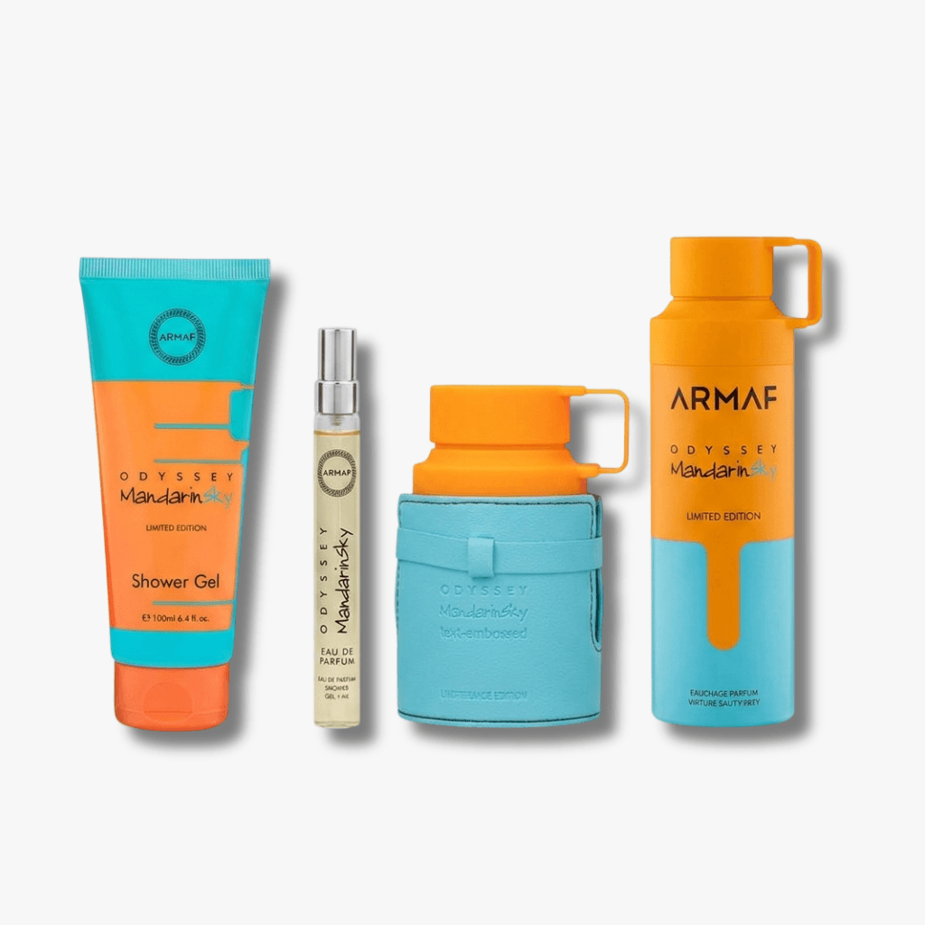 ARMAF LUX ODYSSEY MANDARIN SKY 4 Piece Gift Set For Men